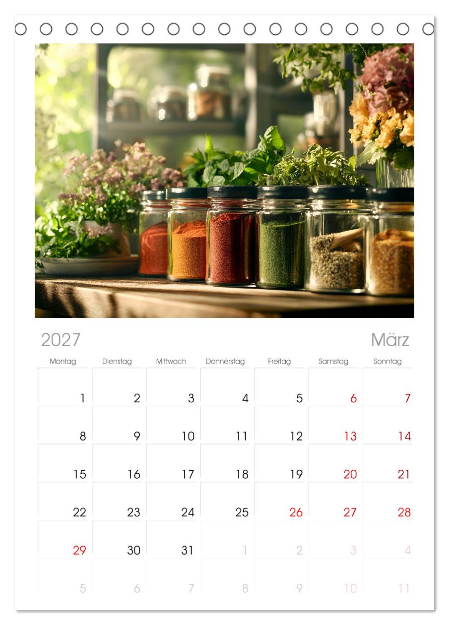 Küchenkalender Glaswerk