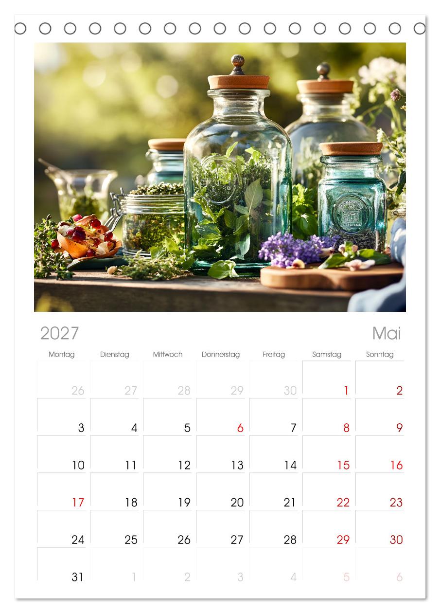 Küchenkalender Glaswerk