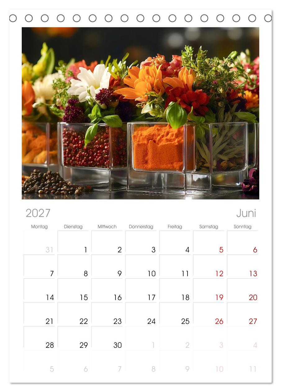 Küchenkalender Glaswerk
