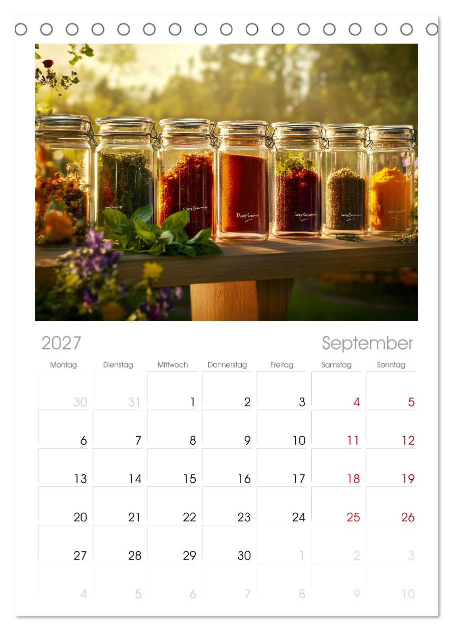 Küchenkalender Glaswerk