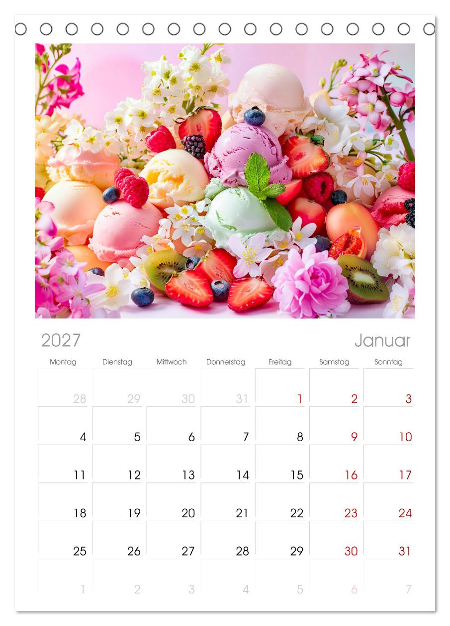 Eiscreme-Träume - Süße Verlockung und florale Schönheiten